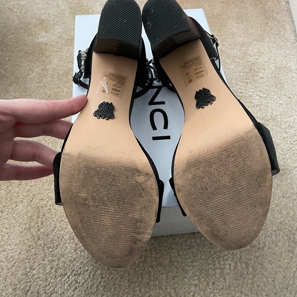 David’s Bridal Vera Wong Collection Black Heels Size 8 - Picture 9 of 10